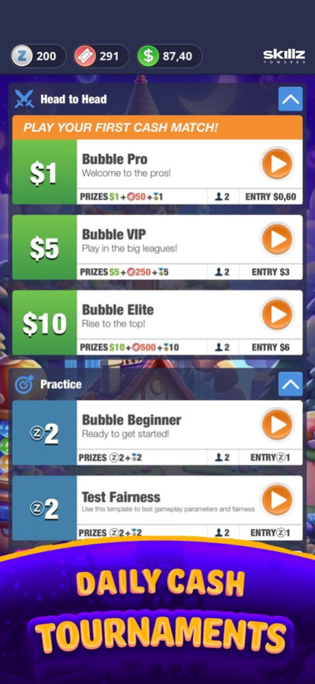 Real Cash Bubble Buzz Shooter 1.02 Screenshot