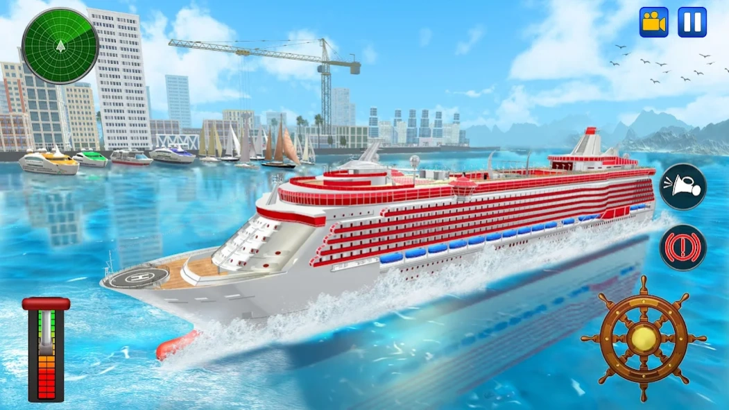 Real Cruise Ship Driving Simul 4.4 Screenshot