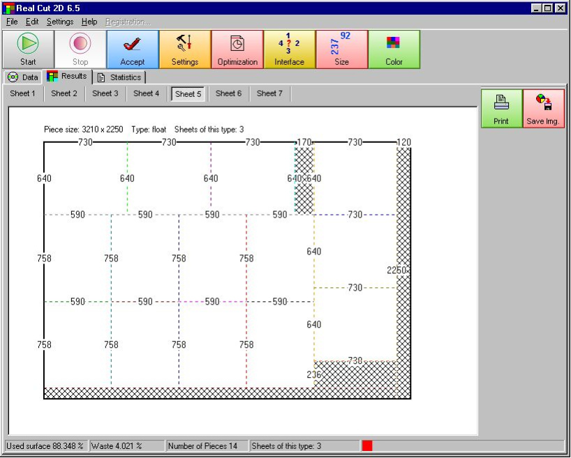 Real Cut 2D 8.1.1.0 Screenshot