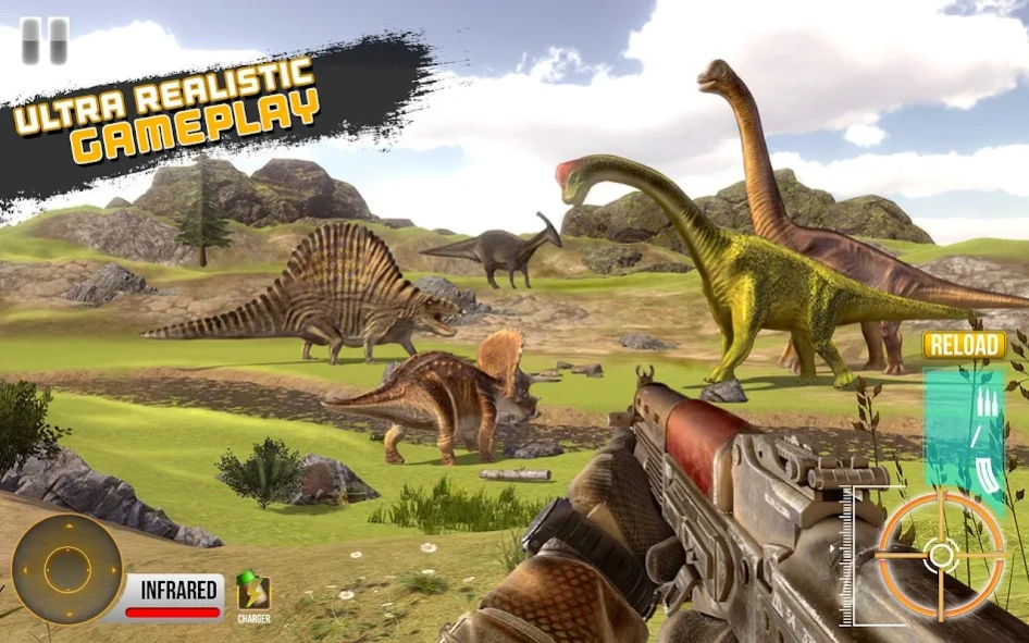 Dinosaur Hunter King  Screenshot