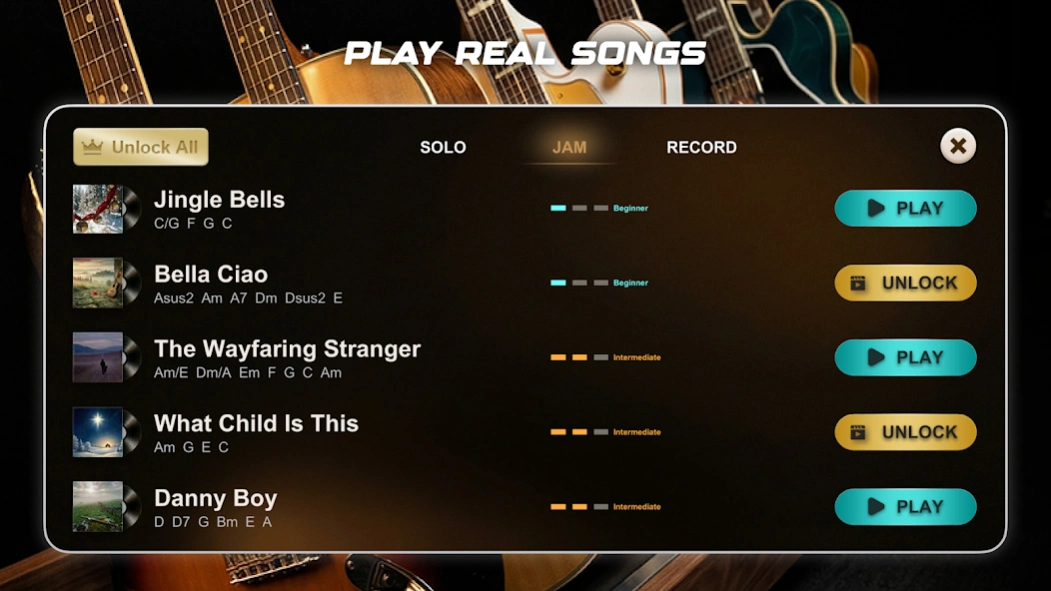 Real Guitar - Tabs and chords! 2.1.6 Screenshot
