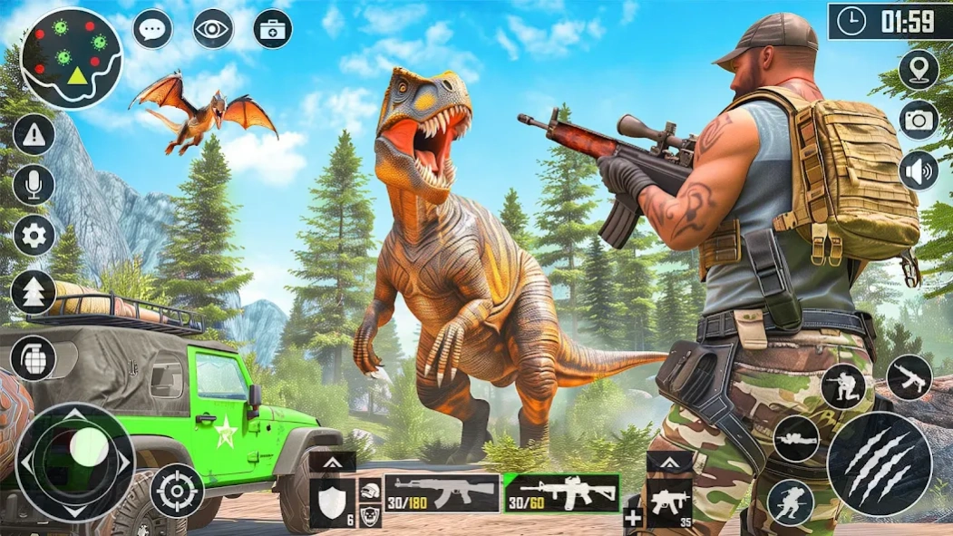 Dinosaur Hunter Shooting Games 56 Screenshot