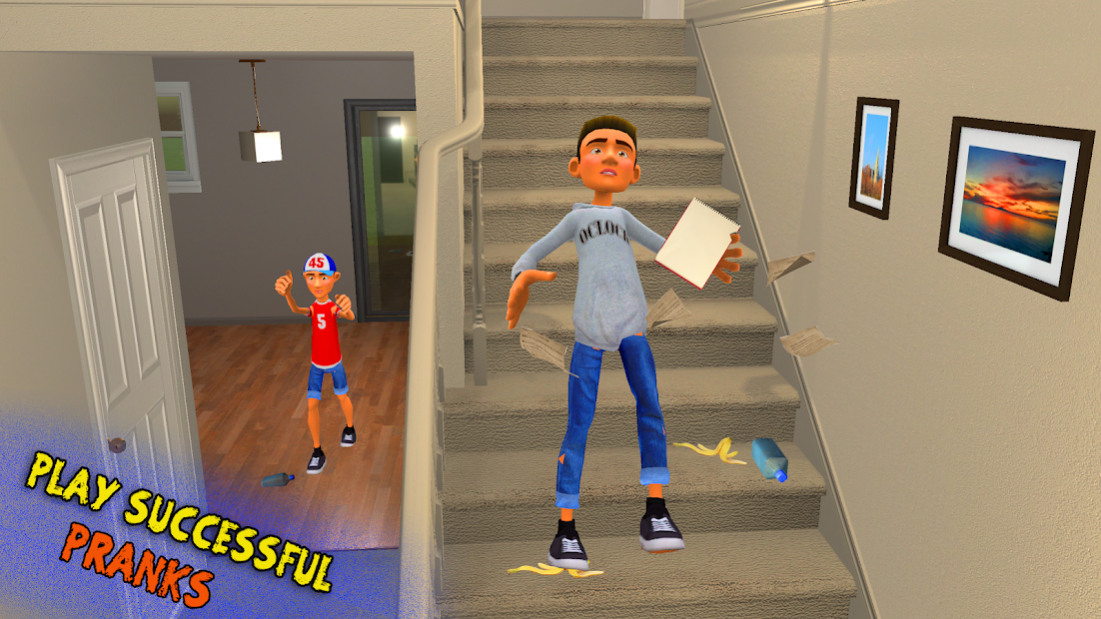 Real Scary brother 3d: Siblings Scary Prank Game 4 Screenshot