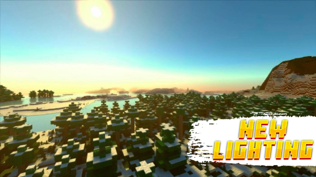 Realistic RTX Shader for MCPE 1.0 Screenshot