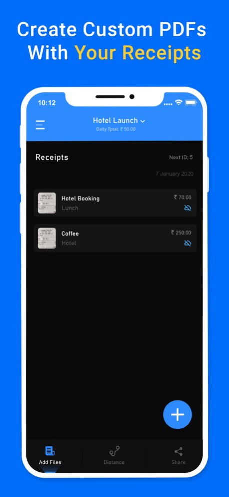 Receipt Scanner- Easy Manager 1.1 Screenshot