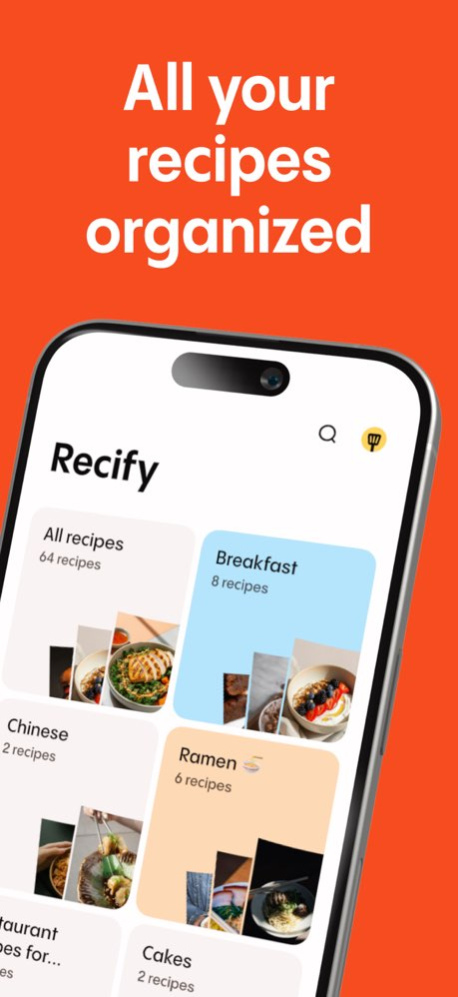 Recipe Keeper & Saver - Recify 1.8.0 Screenshot