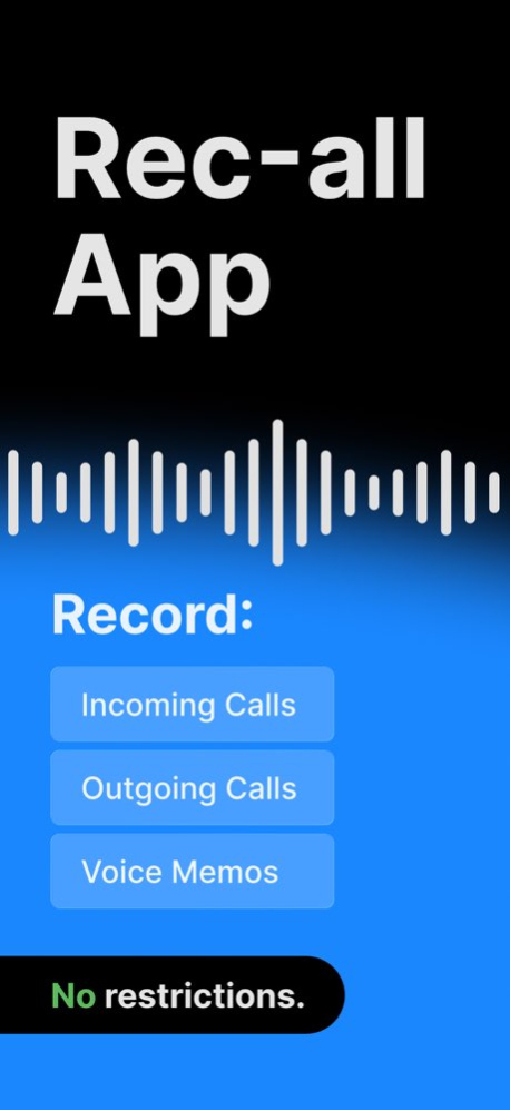 Recording App - Rec-all 5.15 Screenshot