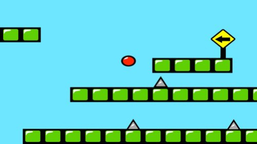 Red Bouncing Ball Spikes Free 1.8 Screenshot