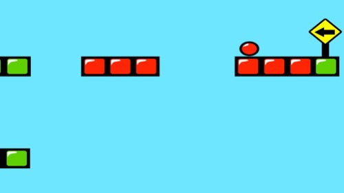 Red Bouncing Ball Spikes Free 1.8 Screenshot