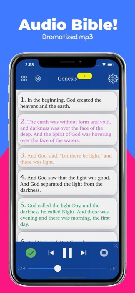 Red Letters King James Version  Screenshot