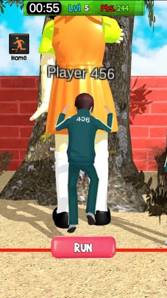Red light green light game 3D  Screenshot