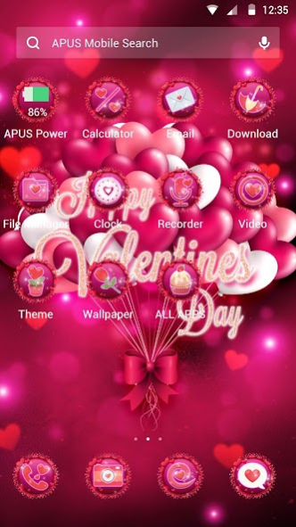 Red Rose Valentines Day Theme— 70.0.1001 Screenshot