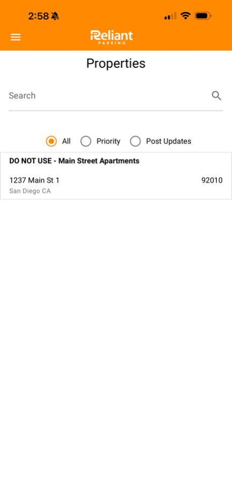Reliant Parking - Enforcement 6.14.0.216 Screenshot