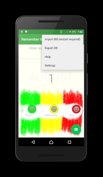 Remember the Day - Daily Diary  Screenshot