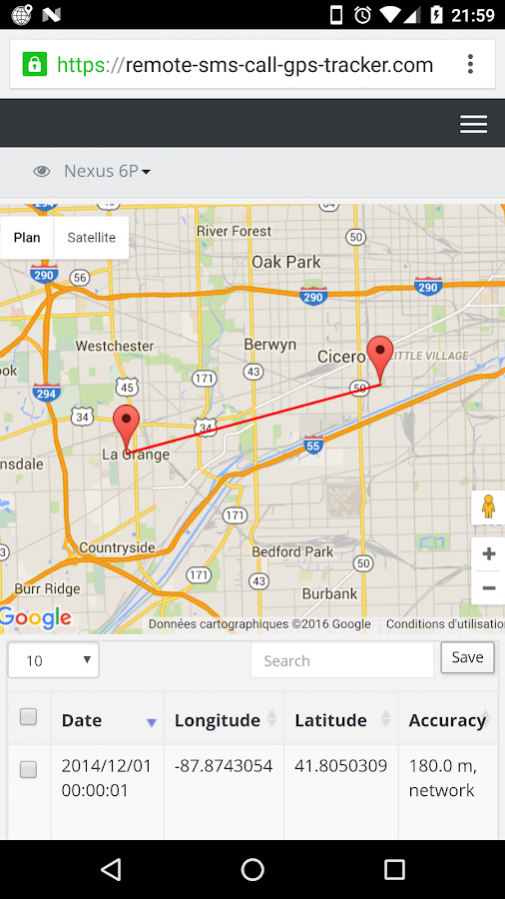 Remote SMS, Call, GPS Tracker 5 Screenshot