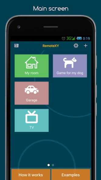 RemoteXY: Arduino control PRO 4.18.03 Screenshot