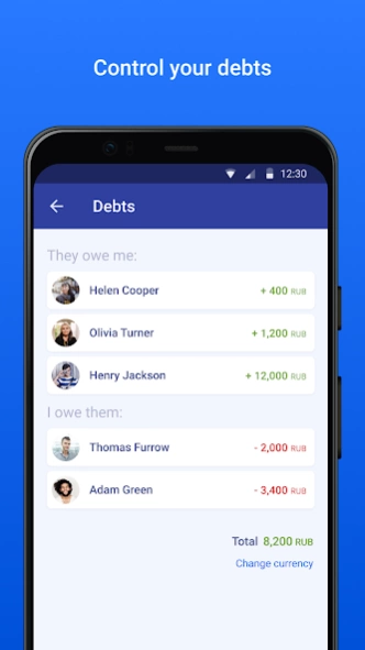 Repay 1.3.0 Screenshot