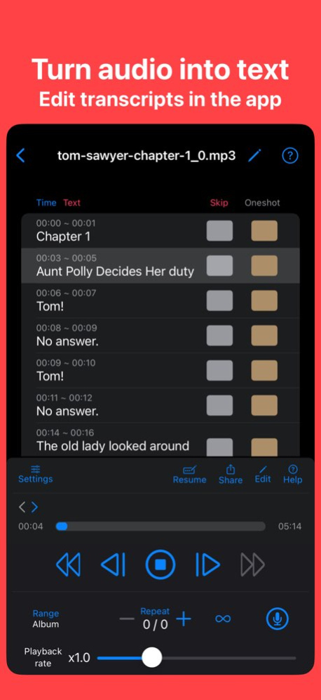 Repeat Player cut&loop 3.65.0 Screenshot