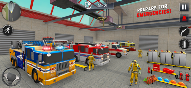 Fire Truck Simulator Rescue HQ 3.9 Screenshot