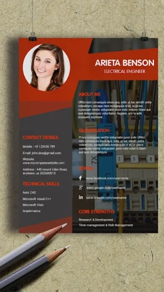 Resume Builder, Resume Creator 31.0 Screenshot