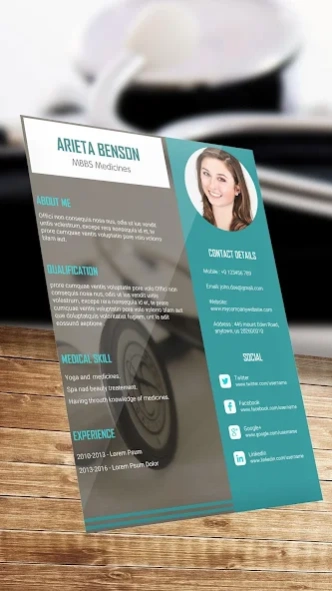 Resume Builder, Resume Creator 31.0 Screenshot
