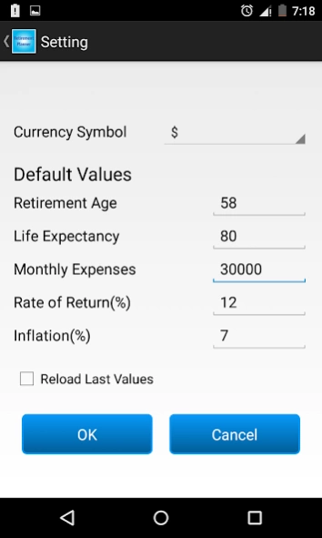Retirement Planner 7.4.1 Screenshot