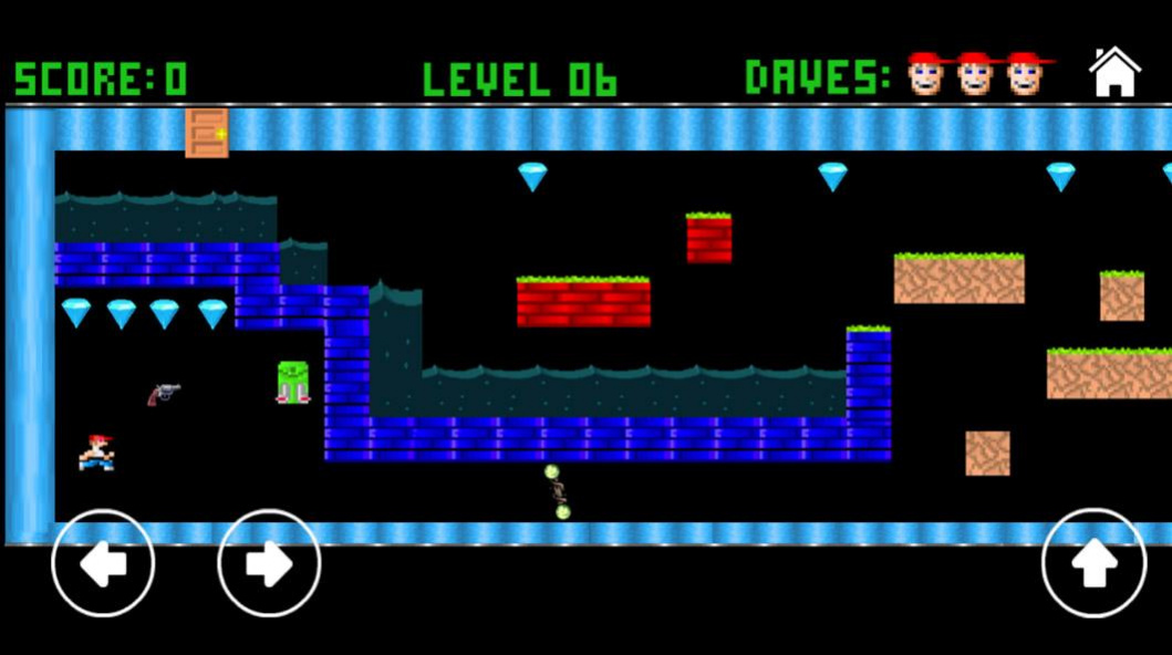 Retro Dangerous Dave | Free Arcade Game 3.9 Screenshot