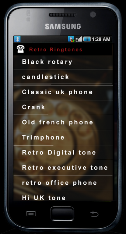 Retro Telephone Ringtones 1.0 Screenshot