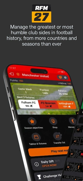 RFM27 - Football manager 27.1.0 Screenshot