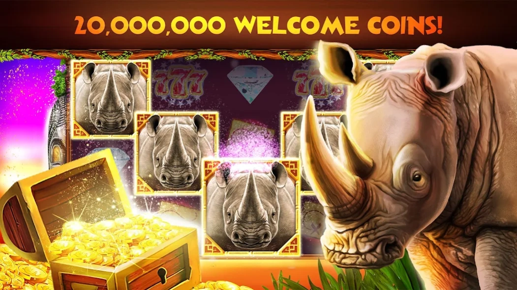 Rhino Fever Slots Game Casino 1.55.55 Screenshot