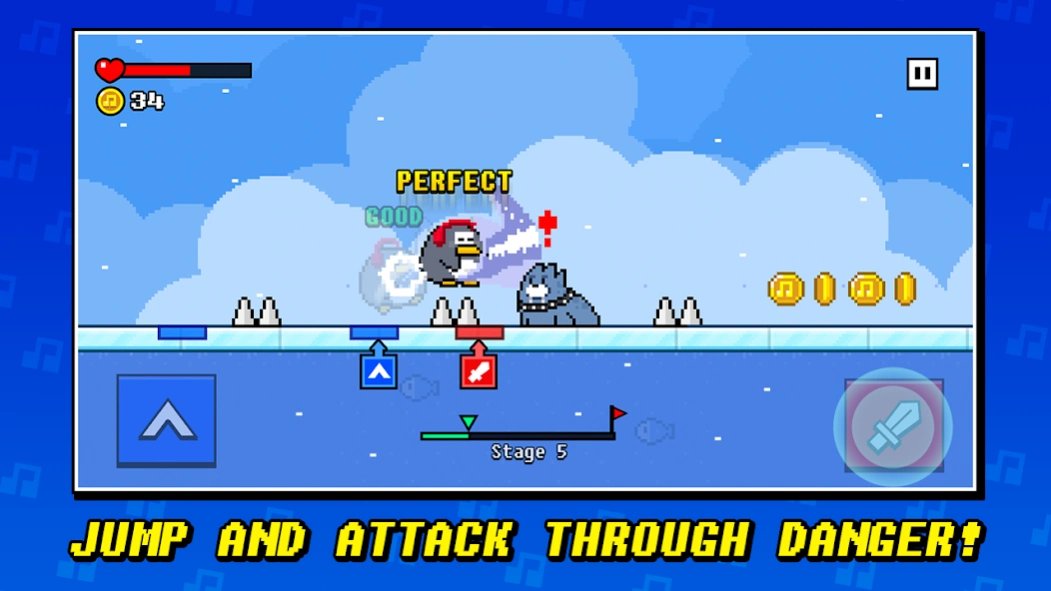 Rhythm Penguin:The Lonely Hero 23.0821.00 Screenshot