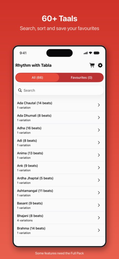 Rhythm with Tabla & Tanpura 6.11 Screenshot