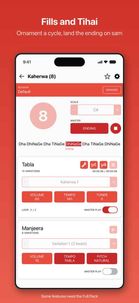 Rhythm with Tabla & Tanpura 6.11 Screenshot