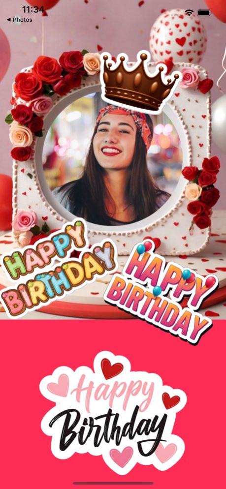 RichFrame Birthday Photo Frame 2.2 Screenshot