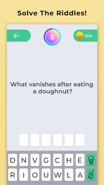 Brainy Riddles: Word Puzzles 1.43 Screenshot