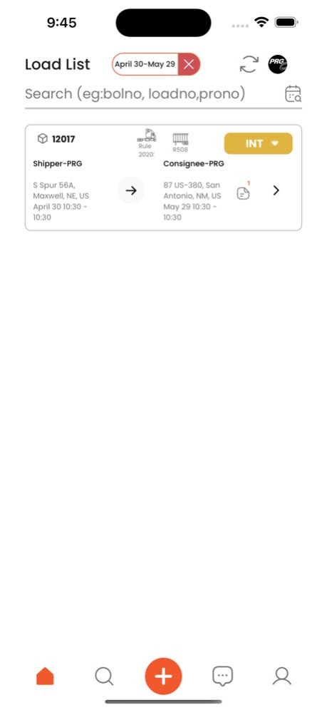 Rigbot TMS Driver 1.0.39 Screenshot