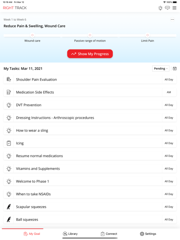RIGHTTRACK HEALTH 2.4.0 Screenshot