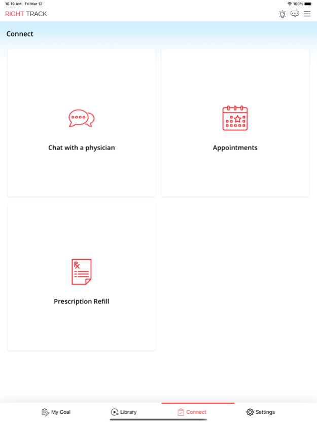 RIGHTTRACK HEALTH 2.4.0 Screenshot