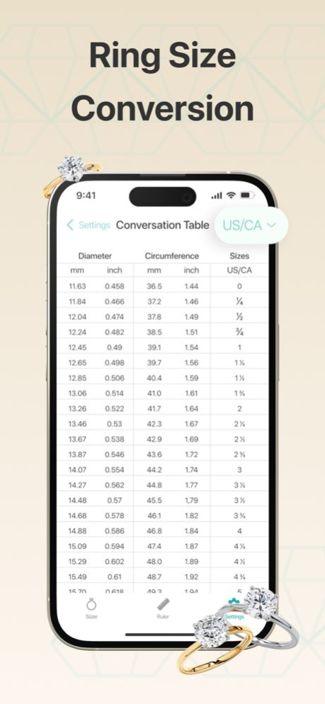 Ring Sizer – Ring Size Meter 2.0.7 Screenshot
