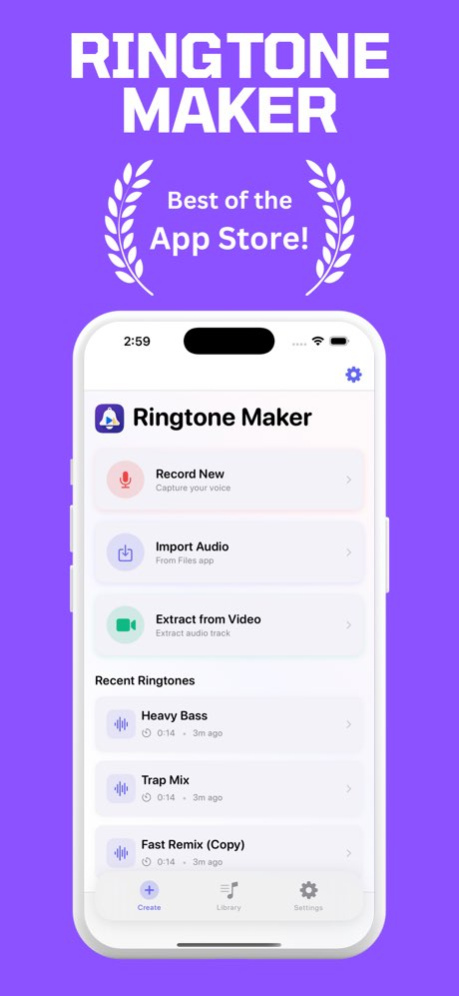 Ringtone Maker: MP3 Cutter 2.0.0 Screenshot