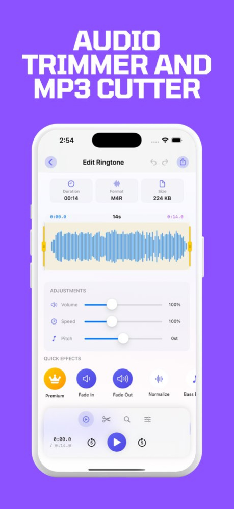 Ringtone Maker: MP3 Cutter 2.0.0 Screenshot