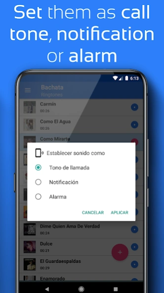 Ringtones Bachata Music 2.1.5 Screenshot