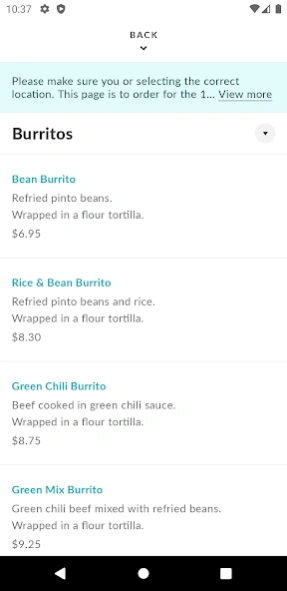 Rito's Mexican Food 3.9.0 Screenshot