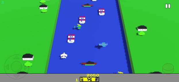 River Flight Retro Game  Screenshot