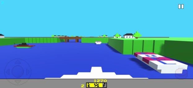River Flight Retro Game  Screenshot