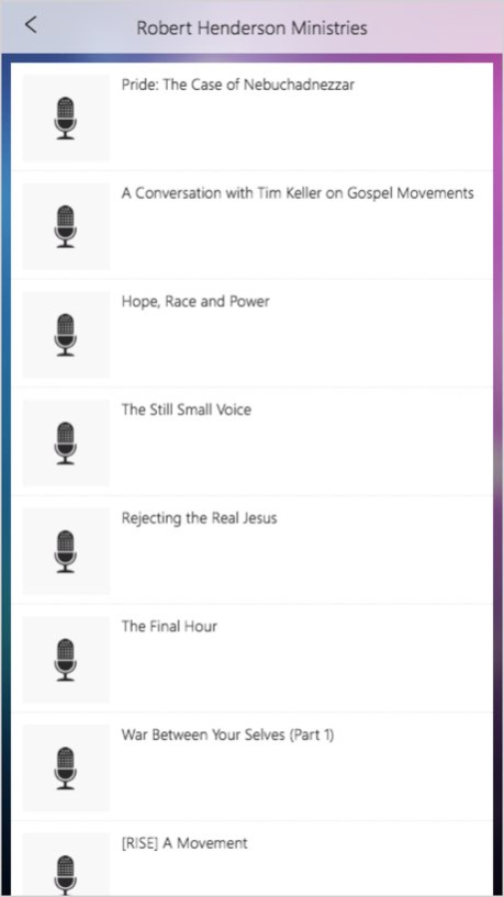 Robert Henderson Ministries  Screenshot