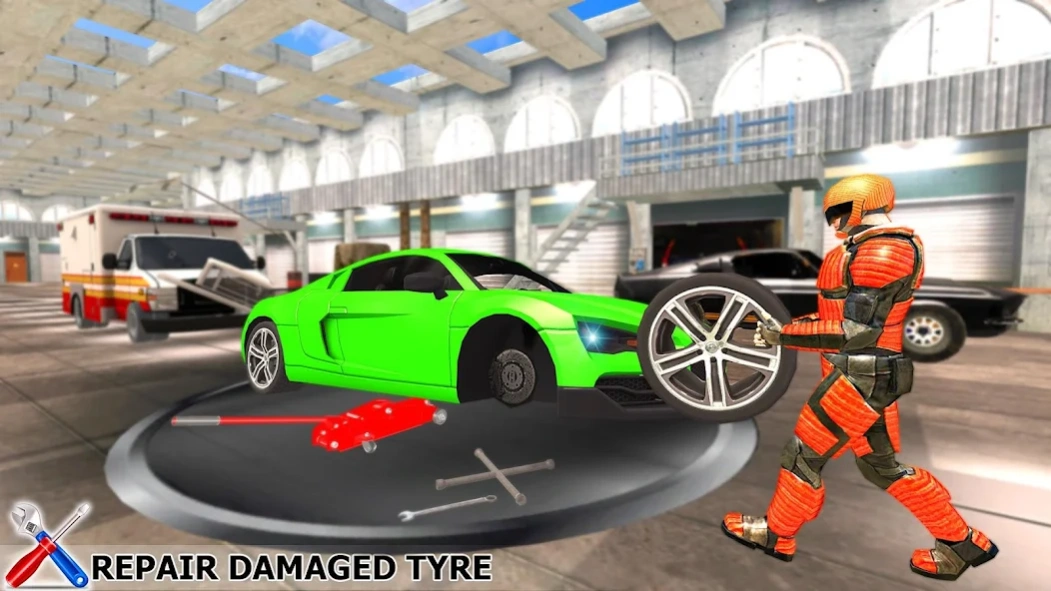 Car Repair Robot Simulator 3D  Screenshot