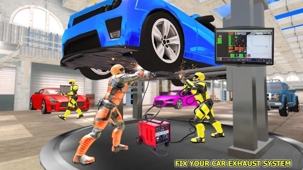 Car Repair Robot Simulator 3D  Screenshot