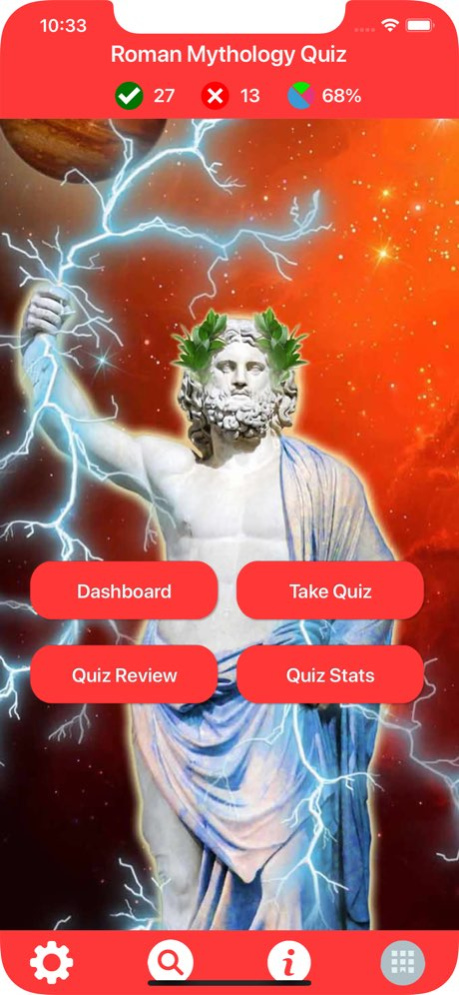 Roman Gods & Myths Trivia 2.0 Screenshot