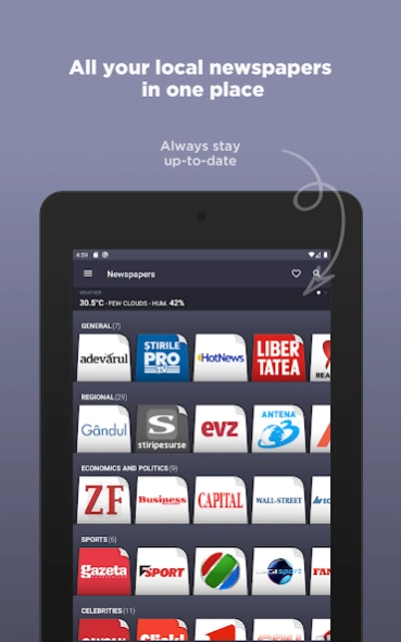 Romanian Newspapers 7.0.6 Screenshot